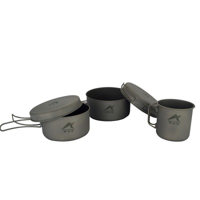 Yoter high quality wholesale price kitchen pure titanium camping cookware