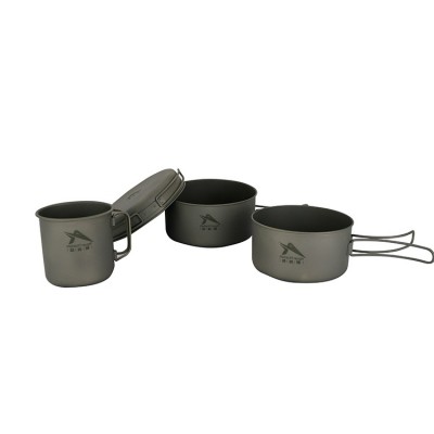 New technology product camping titanium stainless steel cookware in china