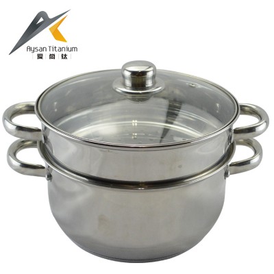 High quality 0.5mm - 0.6mm body thickness food steamer  stainless steel steamer pot stainless steel couscous