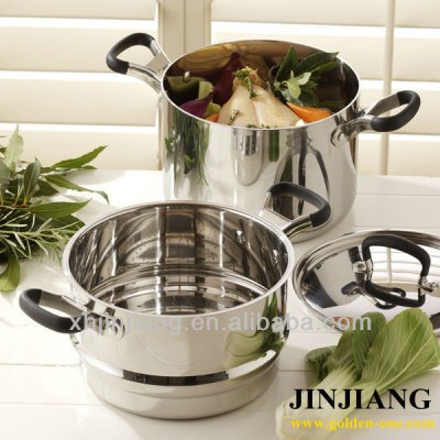 2-layers Multi Steamer  304 Stainless Steel Food Steamer With High Quality