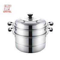 26cm Mexico cooker steamer stainless steel multi-use cooking dim sum steamer pot