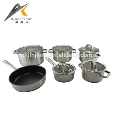 For Home Cooking Eco Friendly Stainless Steel Complete set of cookware